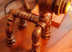 Comfort u0026 Style Beleuchtung-Industrial Dog Table Lamp - Puppy Pet Decor