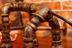 Comfort u0026 Style Beleuchtung-Industrial Dog Table Lamp - Puppy Pet Decor