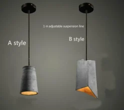 Comfort u0026 Style Beleuchtung-Industrial Hanging Light Fixture - Vintage Retro Loft Droplight