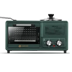 The Culinary Kit Küche & Esszimmer-3-in-1-Frühstücksofen – Multifunktionales Küchengerät