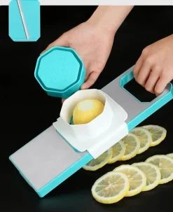 The Decor Haven Küche & Esszimmer-6-in-1-Gemüse- und Obstschneider – Küchenwerkzeug für einfache Zubereitung