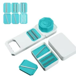 The Decor Haven Küche & Esszimmer-6-in-1-Gemüse- und Obstschneider – Küchenwerkzeug für einfache Zubereitung