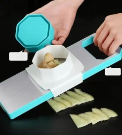 The Decor Haven Küche & Esszimmer-6-in-1-Gemüse- und Obstschneider – Küchenwerkzeug für einfache Zubereitung