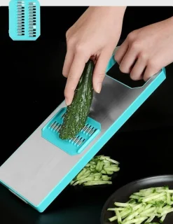 The Decor Haven Küche & Esszimmer-6-in-1-Gemüse- und Obstschneider – Küchenwerkzeug für einfache Zubereitung