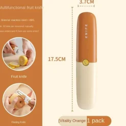 The Culinary Kit Küche & Esszimmer-2-in-1-Gemüseschäler und Mini-Kochmesser – Küchenwerkzeug