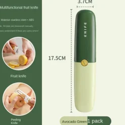 The Culinary Kit Küche & Esszimmer-2-in-1-Gemüseschäler und Mini-Kochmesser – Küchenwerkzeug