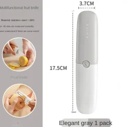 The Culinary Kit Küche & Esszimmer-2-in-1-Gemüseschäler und Mini-Kochmesser – Küchenwerkzeug