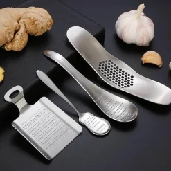 Tom Küche & Esszimmer-Ingwer-Knoblauch-Zerkleinerer und Multifunktions-Obstmühle aus Edelstahl