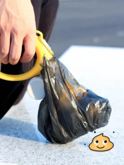 Furendo Haustierzubehör|Reinigungswerkzeuge Für Haustiere-2-in-1-Hundekotschaufel – Werkzeug zur Entsorgung von Tierkot