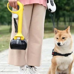 Furendo Haustierzubehör|Reinigungswerkzeuge Für Haustiere-2-in-1-Hundekotschaufel – Werkzeug zur Entsorgung von Tierkot