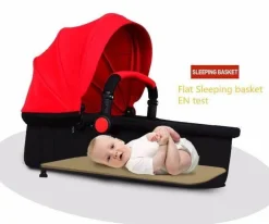 Kinder The Decor Haven Kinderwagen & Zubehör-3-in-1-Kinderwagen im europäischen Stil mit Korbwagen