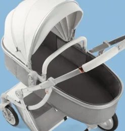 Kinder The Decor Haven Kinderwagen & Zubehör-3-in-1-Kinderwagen im futuristischen Stil – vielseitiges Reisesystem