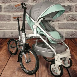 Kinder Wilderness Haven Kinderwagen & Zubehör|Outdoor-Artikel-2-in-1-Kinderwagenfahrrad - Umbaubares Lastenfahrrad