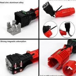 Roam Ready Heimwerkzeuge|Outdoor & Garten-18-in-1-Klappschlüssel – Vielseitiges Multifunktionswerkzeug für Klempnerarbeiten