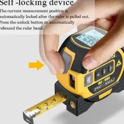 The Decor Haven Camping Im Freien|Outdoor-Gadgets-3-in-1-Laser-Maßband – Intelligentes Messwerkzeug für genaue Messungen