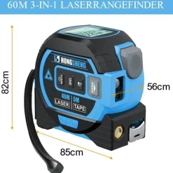The Decor Haven Camping Im Freien|Outdoor-Gadgets-3-in-1-Laser-Maßband – Intelligentes Messwerkzeug für genaue Messungen