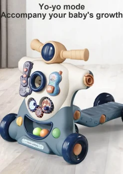 Kinder The Decor Haven Kinderwagen & Zubehör-3-in-1-Lauflernwagen für Babys – Anti-Rollover-Wagen