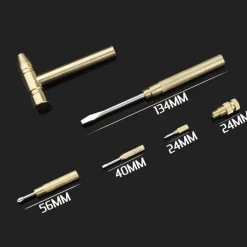 The Outdoor Vault Heimwerkzeuge|Outdoor & Garten-5-in-1-Mini-Werkzeugsatz mit abnehmbarem Schraubendreher