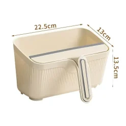 Tranquil Waters Badezimmer|Küche & Esszimmer-2-in-1-Mülleimerschaber – Abfallentsorgungswerkzeug