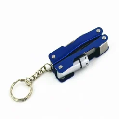 The Outdoor Vault Camping-Werkzeuge|Outdoor-Artikel-9-in-1-Multitool aus Aluminium mit Schlüsselanhänger – kompaktes, tragbares Entdeckerwerkzeug