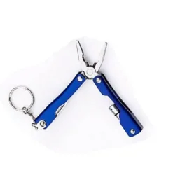 The Outdoor Vault Camping-Werkzeuge|Outdoor-Artikel-9-in-1-Multitool aus Aluminium mit Schlüsselanhänger – kompaktes, tragbares Entdeckerwerkzeug