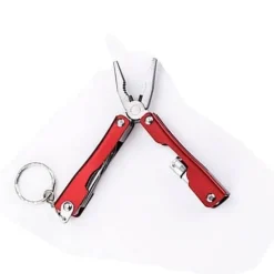 The Outdoor Vault Camping-Werkzeuge|Outdoor-Artikel-9-in-1-Multitool aus Aluminium mit Schlüsselanhänger – kompaktes, tragbares Entdeckerwerkzeug