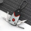 The Outdoor Vault Camping Im Freien|Heimwerkzeuge-6-in-1-Multitool-Schlüsselanhänger aus Edelstahl – Adventure Essential