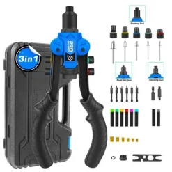 Roam Ready Outdoor-Artikel|Heimwerkzeuge-3-in-1-Nietmuttern-Werkzeugsatz – Handniet- und Mutternsetzer-Set