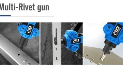 Roam Ready Outdoor-Artikel|Heimwerkzeuge-3-in-1-Nietmuttern-Werkzeugsatz – Handniet- und Mutternsetzer-Set