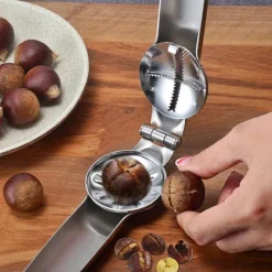 The Culinary Kit Küche & Esszimmer-2-in-1-Nussknacker-Werkzeug – Einfaches Schälen von Nüssen und Meeresfrüchten