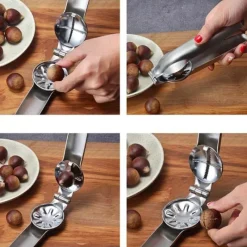 The Culinary Kit Küche & Esszimmer-2-in-1-Nussknacker-Werkzeug – Einfaches Schälen von Nüssen und Meeresfrüchten