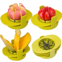 The Culinary Kit Küche & Esszimmer-3-in-1-Obst- und Gemüseschneider-Set – Vielseitiges Schneidewerkzeug