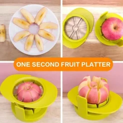 The Culinary Kit Küche & Esszimmer-3-in-1-Obst- und Gemüseschneider-Set – Vielseitiges Schneidewerkzeug