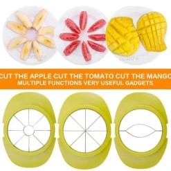 The Culinary Kit Küche & Esszimmer-3-in-1-Obst- und Gemüseschneider-Set – Vielseitiges Schneidewerkzeug