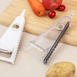 The Culinary Kit Küche & Esszimmer-3-in-1-Obstschäler und Flaschenöffner – multifunktionales Küchenwerkzeug