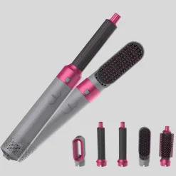 PureGlow Frauenpflege|Körperpflege-5-in-1-Profi-Air-Haarstyler zum Locken, Glätten und Trocknen