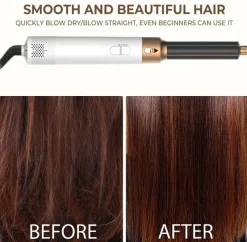 PureGlow Frauenpflege|Körperpflege-5-in-1-Profi-Air-Haarstyler zum Locken, Glätten und Trocknen