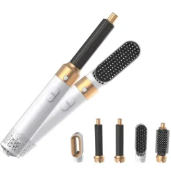 PureGlow Frauenpflege|Körperpflege-5-in-1-Profi-Air-Haarstyler zum Locken, Glätten und Trocknen