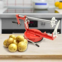The Culinary Kit Küche & Esszimmer-3-in-1-Schäler aus Edelstahl – vielseitiges Küchenwerkzeug