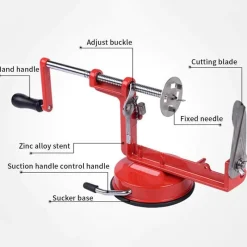 The Culinary Kit Küche & Esszimmer-3-in-1-Schäler aus Edelstahl – vielseitiges Küchenwerkzeug