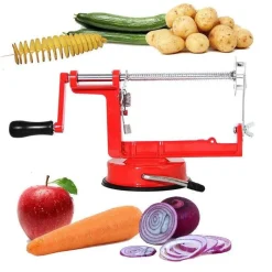 The Culinary Kit Küche & Esszimmer-3-in-1-Schäler aus Edelstahl – vielseitiges Küchenwerkzeug