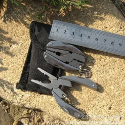 Gear Up u0026 Go Camping-Werkzeuge|Outdoor-Gadgets-6-in-1-Schlüsselanhänger-Werkzeugset – Faltbares Reise- und Camping-Essential