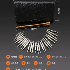 The Decor Haven Camping Im Freien|Outdoor-Artikel-25-in-1-Schraubendreher-Set – Vielseitiges Heimwerker-Werkzeugset