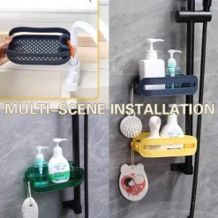 Space Savvy Küche & Esszimmer-2-in-1-Schwammhalter, Spülbecken-Organizer