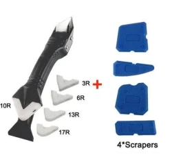 Cozy Living Heimwerkzeuge-5-in-1-Silikonschaber – Unverzichtbares Reparatur-Entferner-Gadget