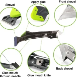 Cozy Living Heimwerkzeuge-5-in-1-Silikonschaber – Unverzichtbares Reparatur-Entferner-Gadget