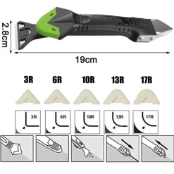 Cozy Living Heimwerkzeuge-5-in-1-Silikonschaber – Unverzichtbares Reparatur-Entferner-Gadget