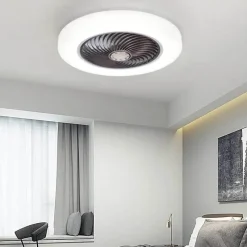 Comfort u0026 Style Beleuchtung-Intelligente Deckenleuchte – Leiser Luftventilator mit unsichtbaren Flügeln