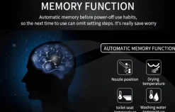 Tranquil Waters Badezimmer-Intelligente selbstreinigende Toilette – elegantes futuristisches Design