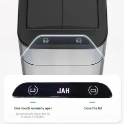 The Decor Haven Küche & Esszimmer|Gadgets Für Zuhause-Intelligenter automatischer Sensor-Mülleimer aus Edelstahl